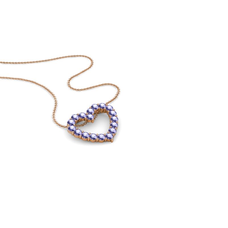 Zayna Tanzanite Heart Pendant 