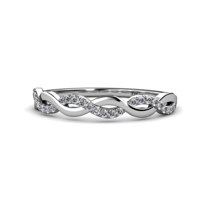 Mayra 1.30 mm Diamond Infinity Wedding Band 