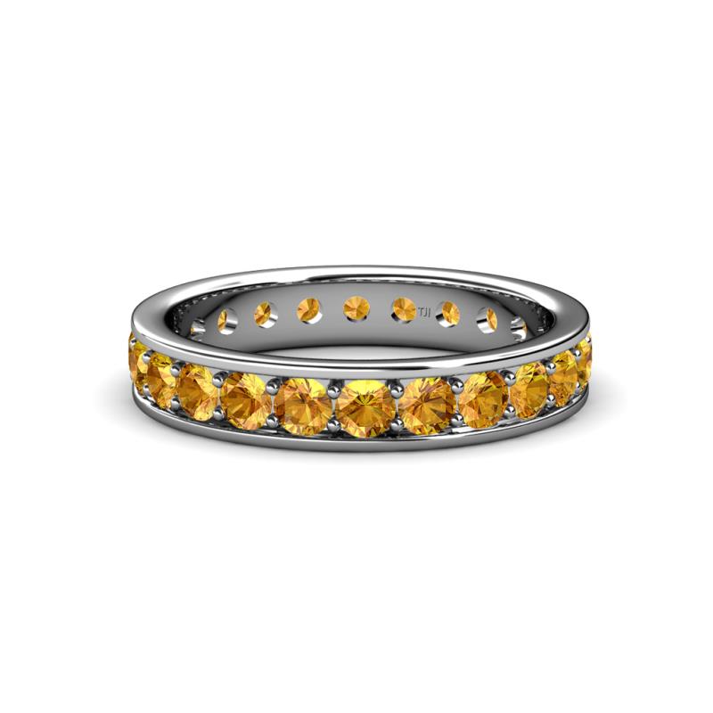 Livia 3.00 mm Citrine Eternity Band 