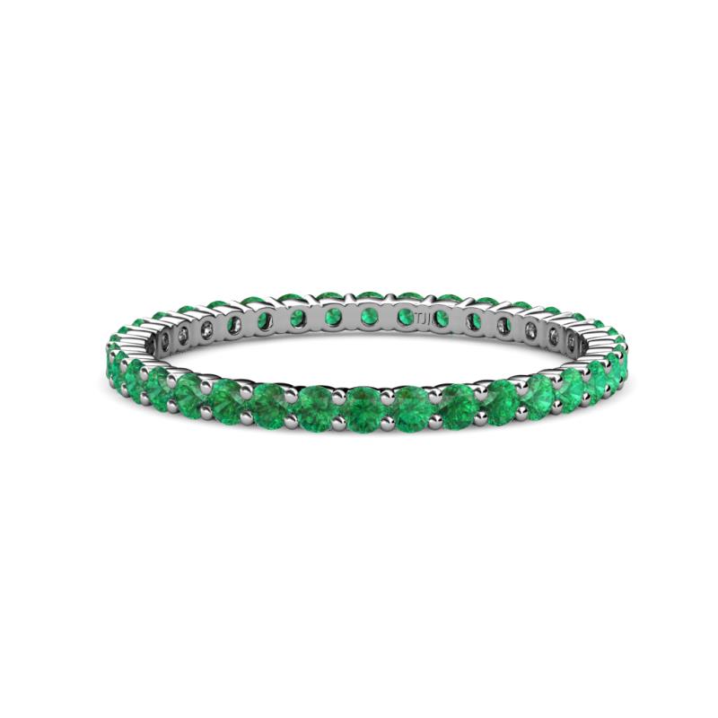 Joyce 2.00 mm Emerald Eternity Band 