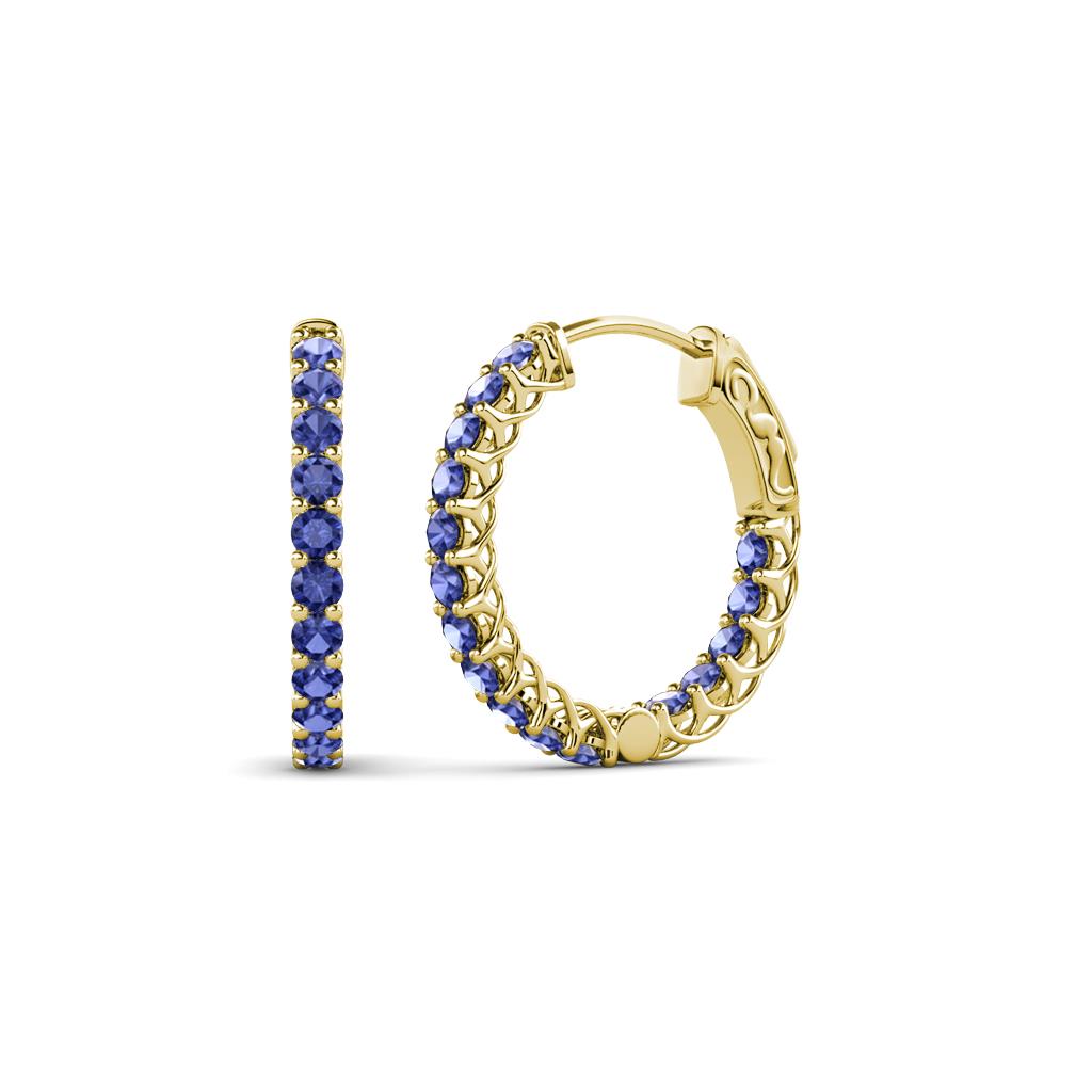Amara Iolite Hoop Earrings 