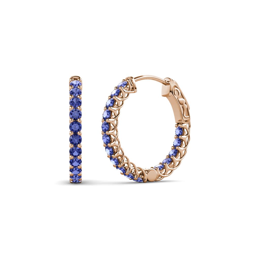 Amara Iolite Hoop Earrings 