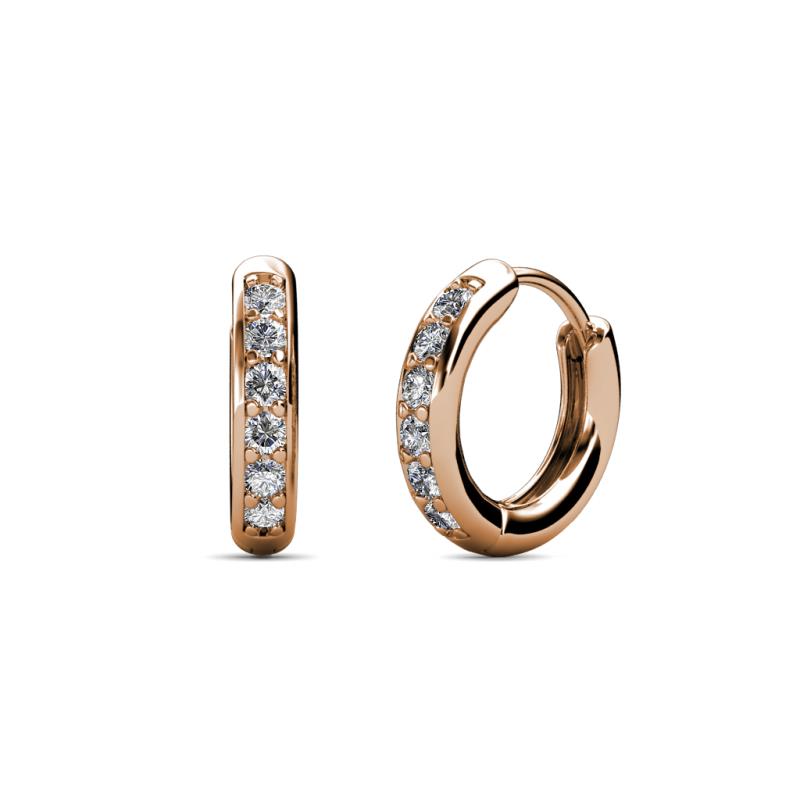 Cianna Petite Natural Diamonds Hoop Earrings 