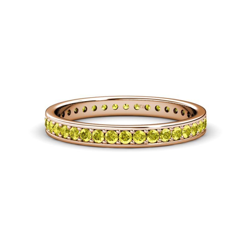 Livia 1.70 mm Yellow Diamond Eternity Band 