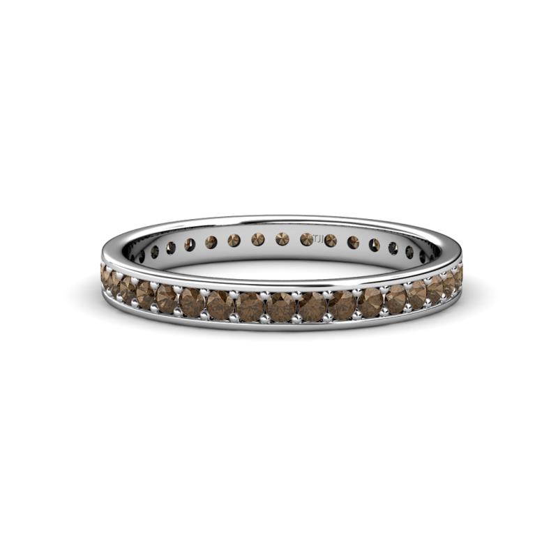 Livia 1.70 mm Smoky Quartz Eternity Band 