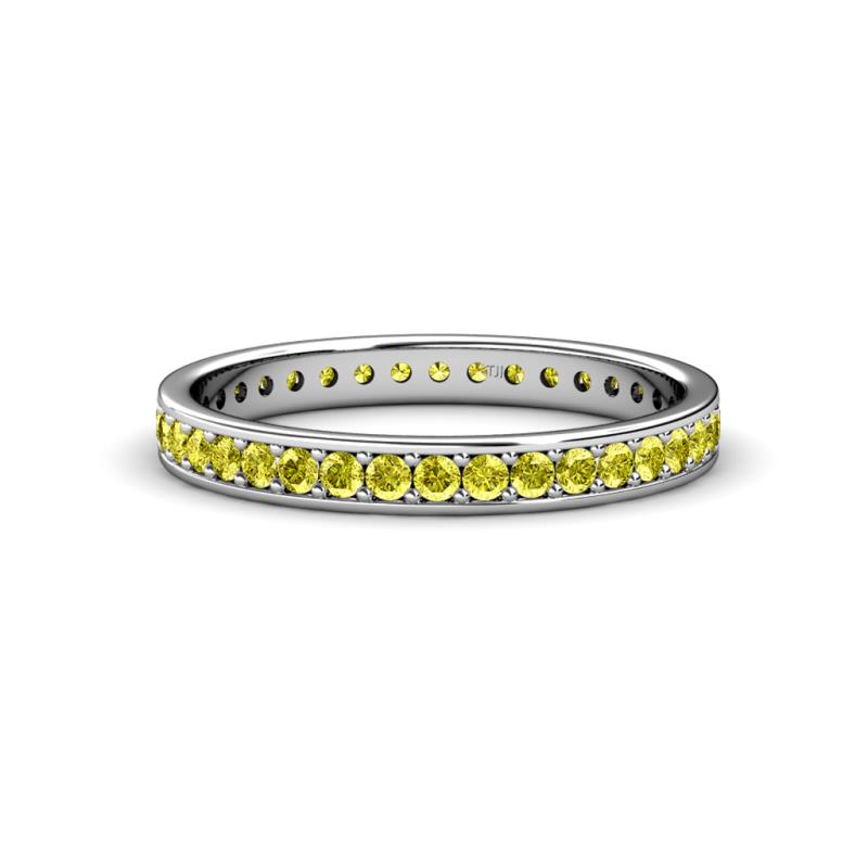 Livia 1.70 mm Yellow Diamond Eternity Band 