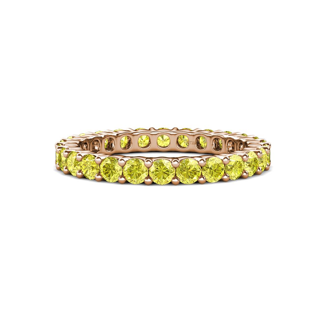 Joyce 3.00 mm Yellow Diamond Eternity Band 