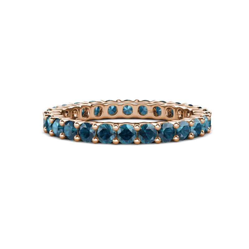 Joyce 3.00 mm London Blue Topaz Eternity Band 