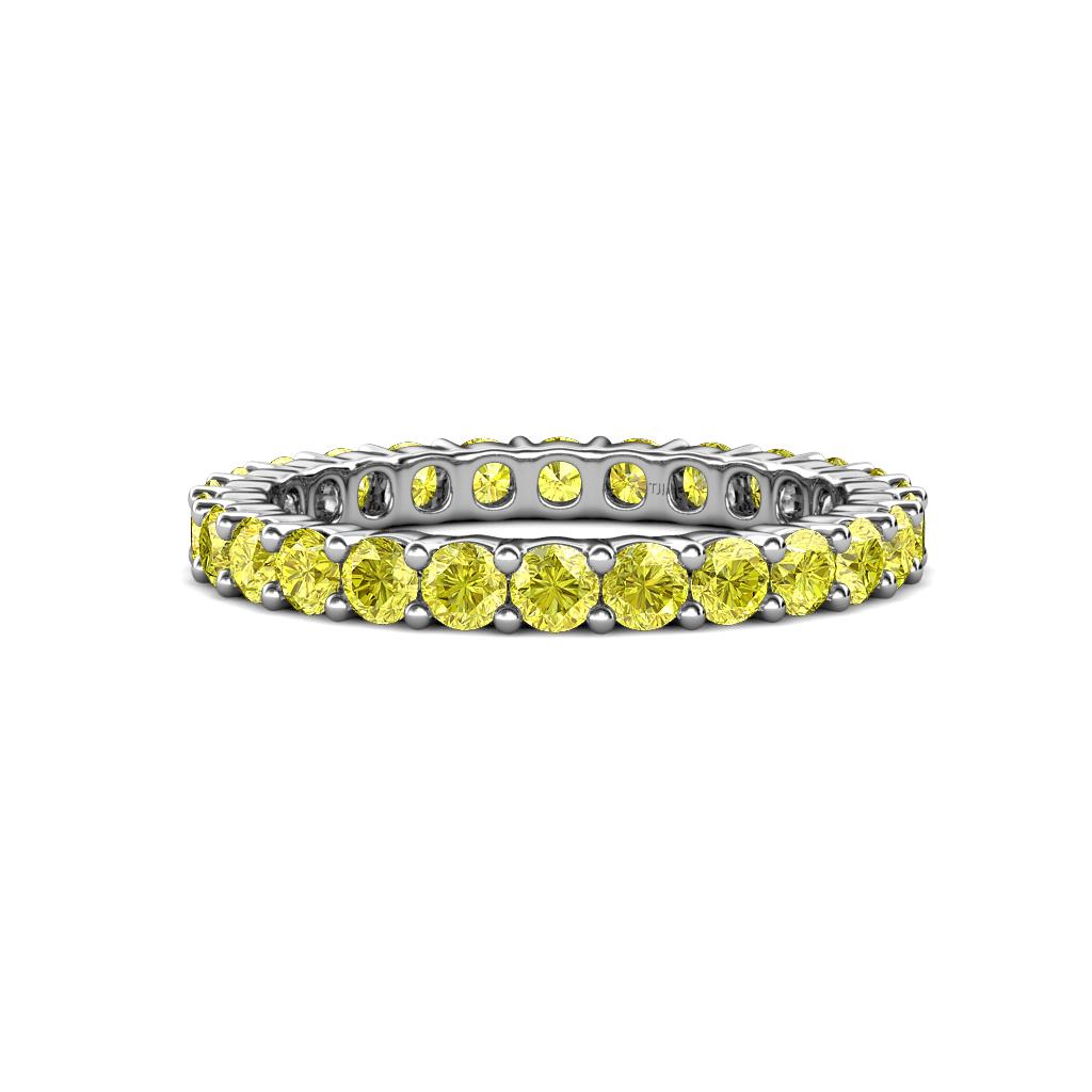 Joyce 3.00 mm Yellow Diamond Eternity Band 