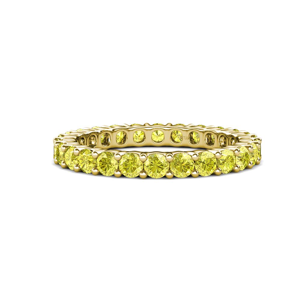Joyce 3.00 mm Yellow Diamond Eternity Band 