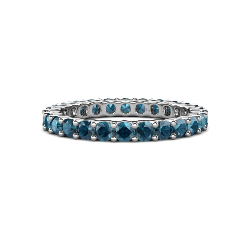 Joyce 3.00 mm London Blue Topaz Eternity Band 