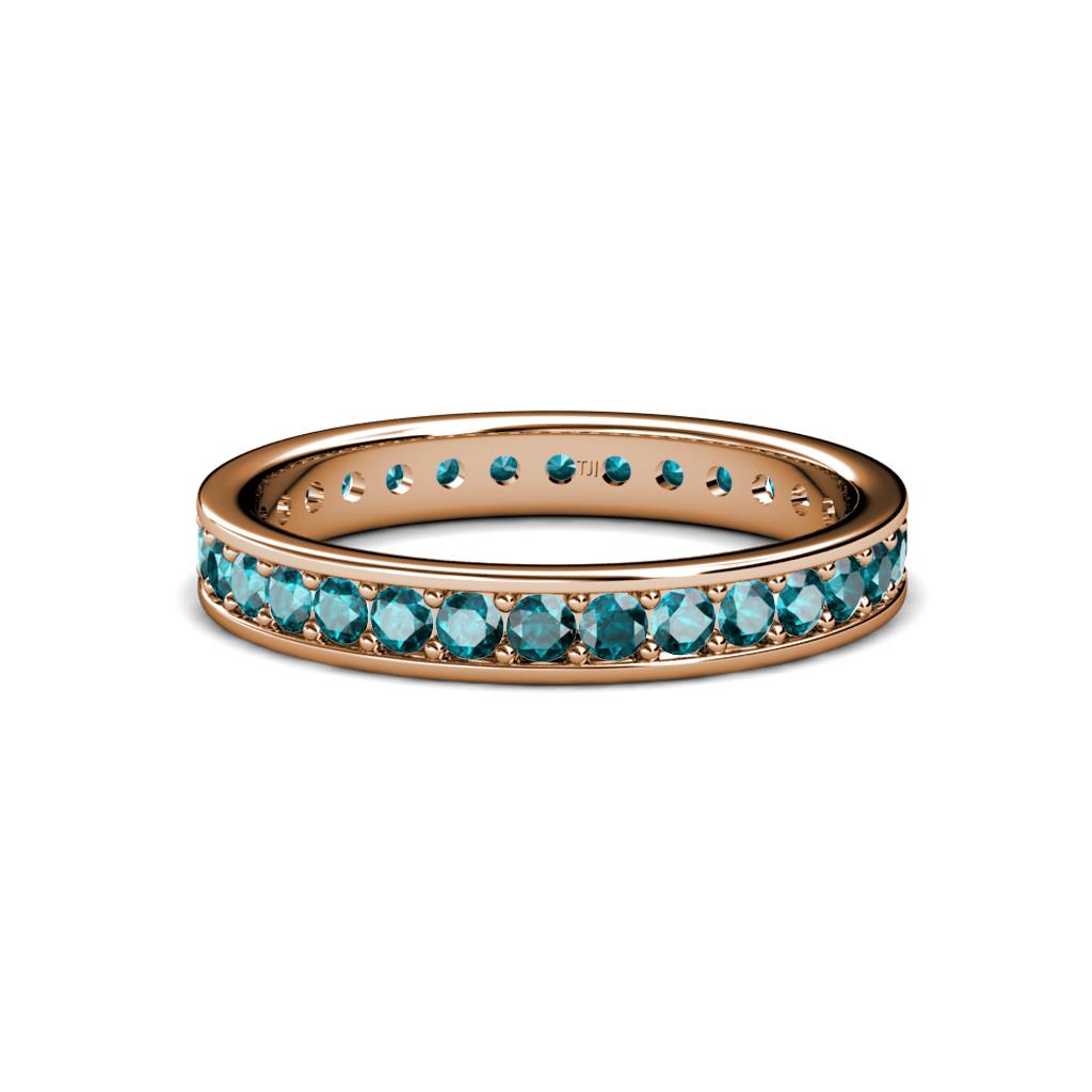 Livia 2.00 mm London Blue Topaz Eternity Band 
