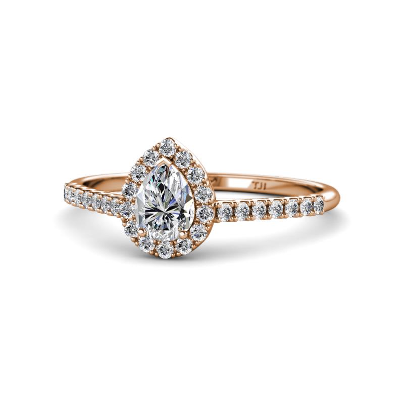 Arella Desire Diamond Halo Engagement Ring 