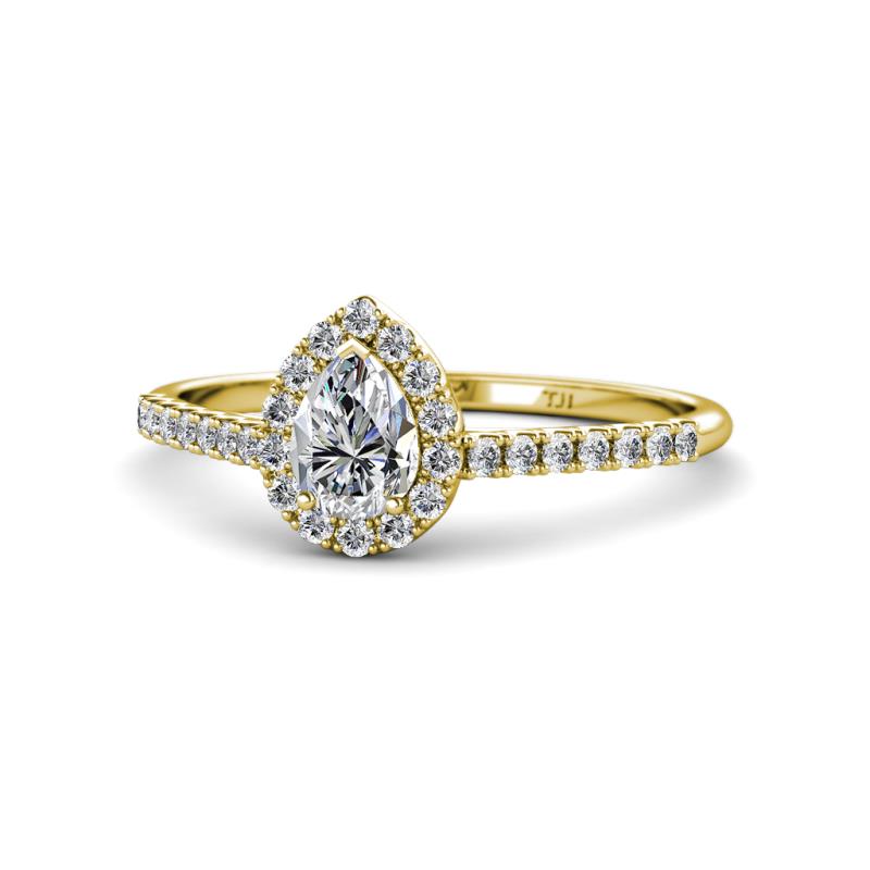 Arella Desire Diamond Halo Engagement Ring 