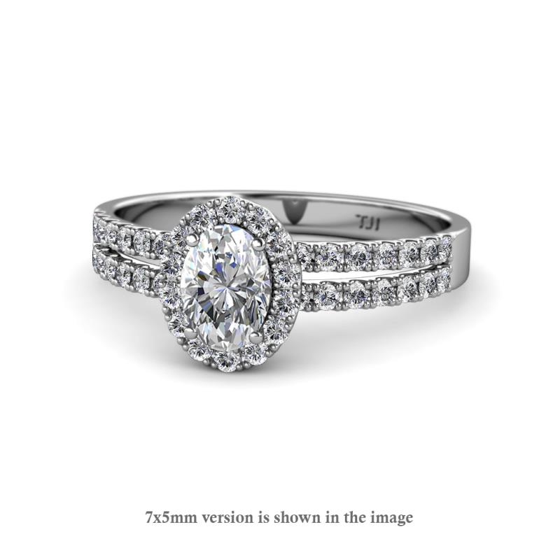 Amaya Desire Diamond Halo Engagement Ring 