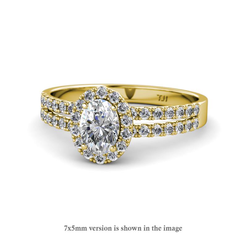 Amaya Desire Diamond Halo Engagement Ring 