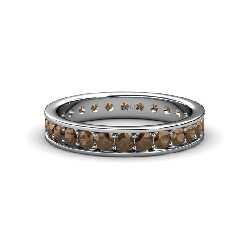 Livia 2.40 mm Smoky Quartz Eternity Band 