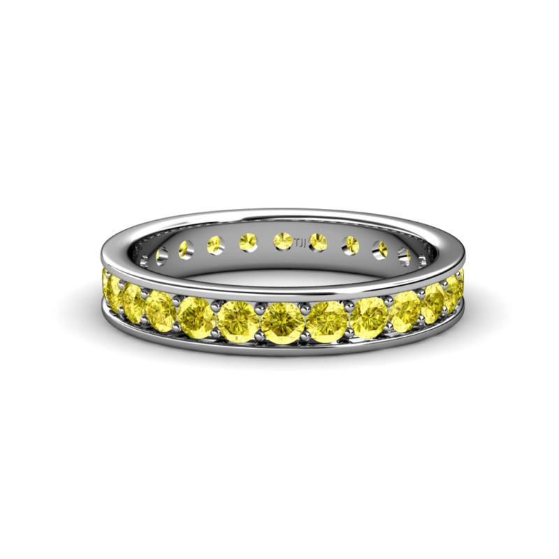 Livia 2.70 mm Yellow Diamond Eternity Band 