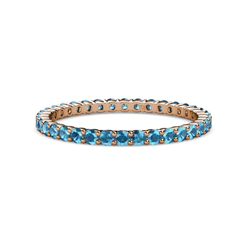 Joyce 2.00 mm London Blue Topaz Eternity Band 