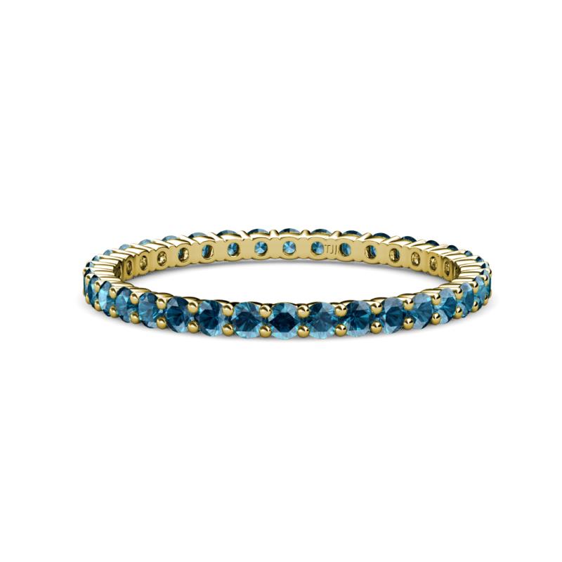 Joyce 2.00 mm Blue Diamond Eternity Band 