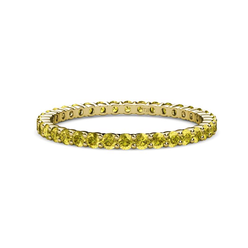 Joyce 2.00 mm Yellow Diamond Eternity Band 