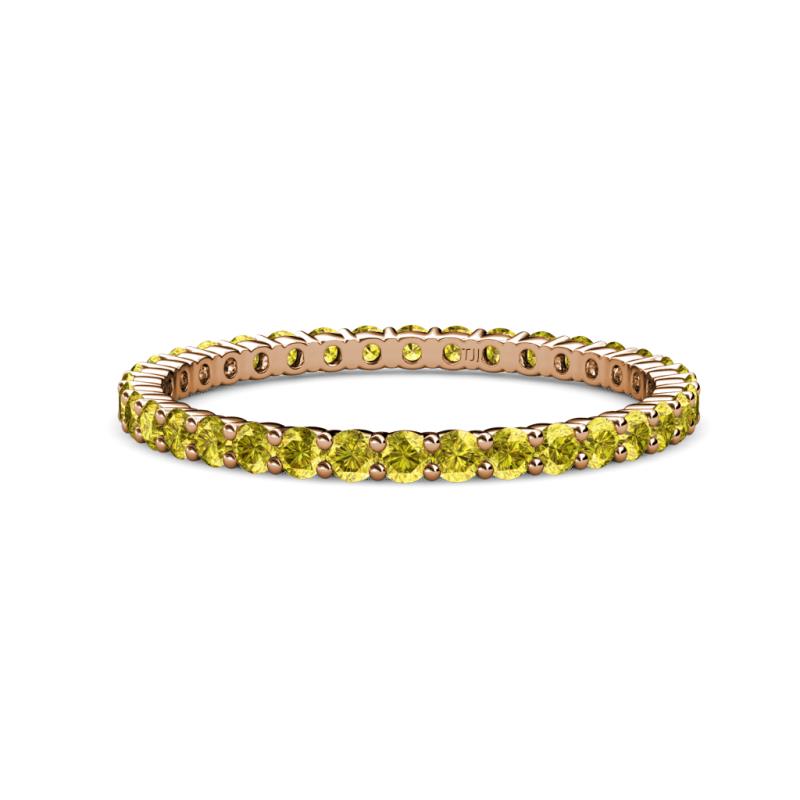 Joyce 2.00 mm Yellow Diamond Eternity Band 