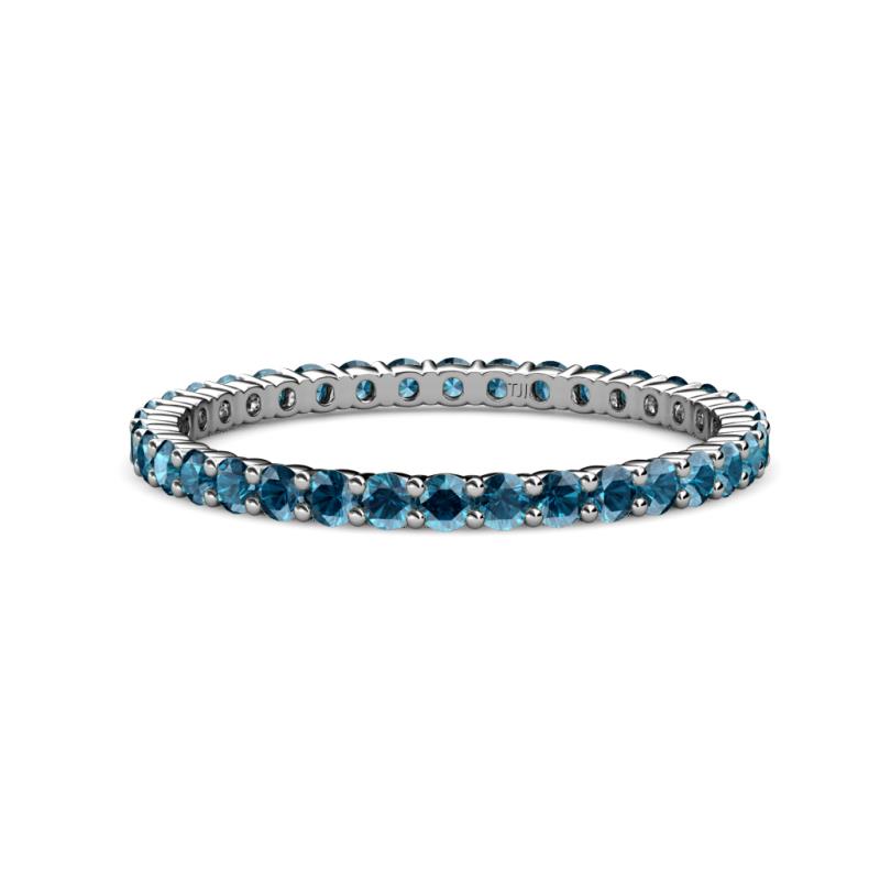 Joyce 2.00 mm Blue Diamond Eternity Band 