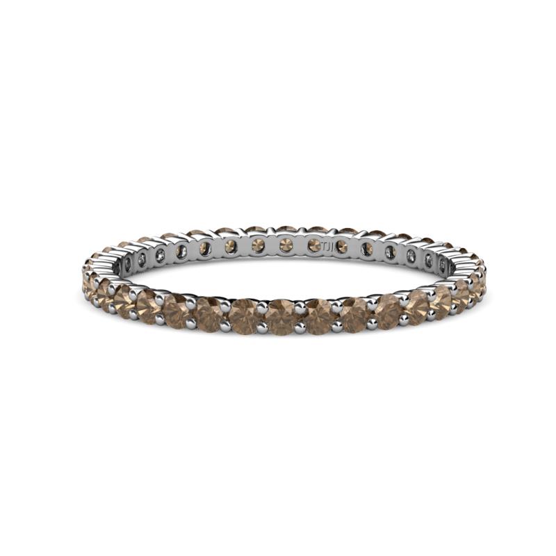 Joyce 2.00 mm Smoky Quartz Eternity Band 