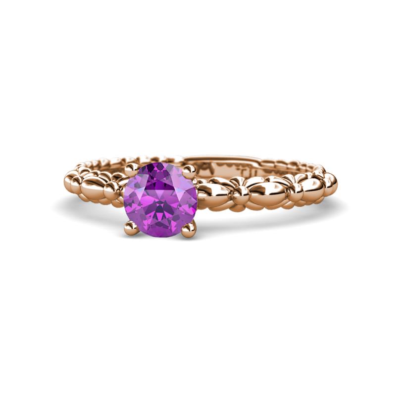 Viona Signature Amethyst Solitaire Engagement Ring 