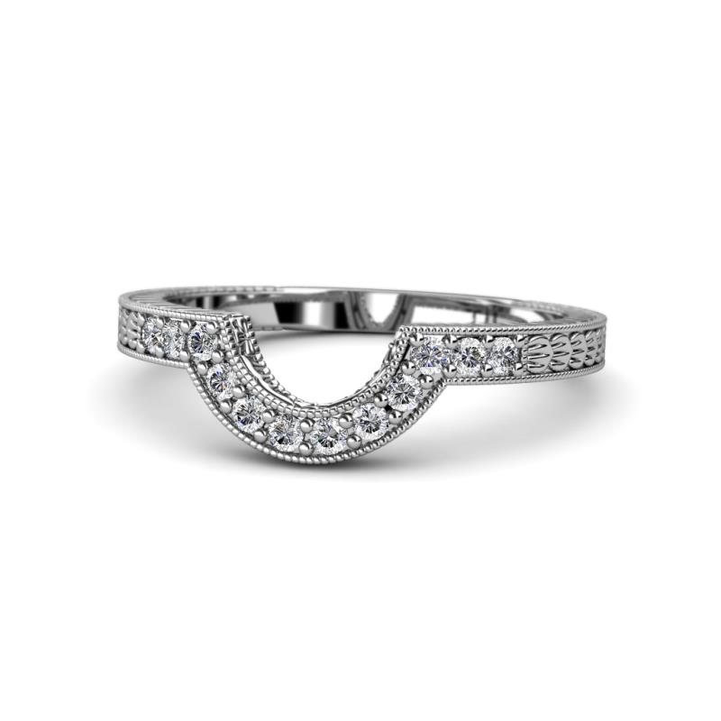 Annabel Desire Diamond Curved Wedding Band 