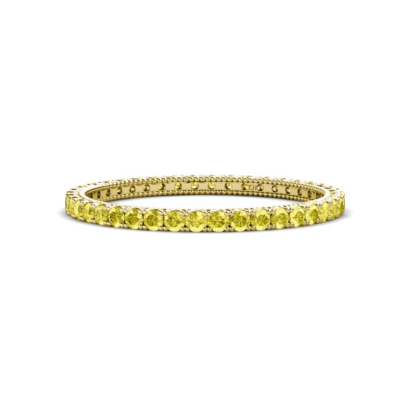Ellen 1.70 mm Yellow Sapphire Eternity Band 