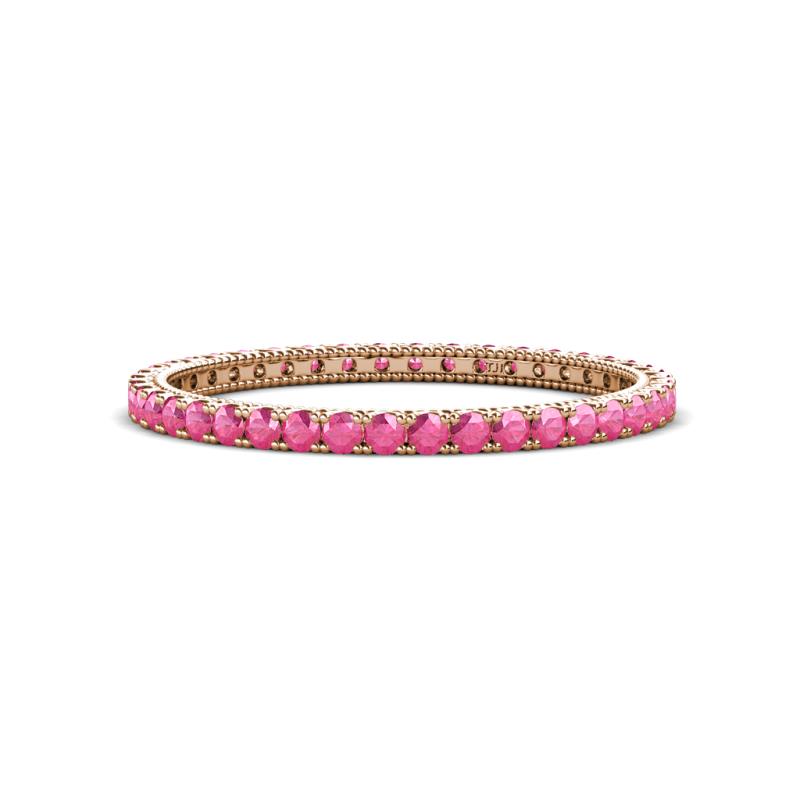 Ellen 1.70 mm Pink Tourmaline Eternity Band 