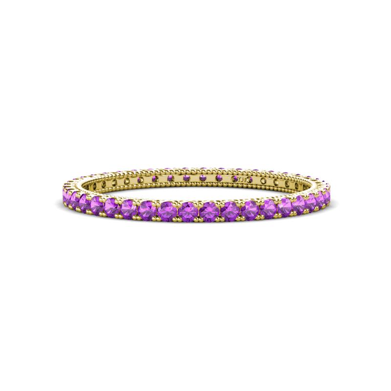 Ellen 1.70 mm Amethyst Eternity Band 