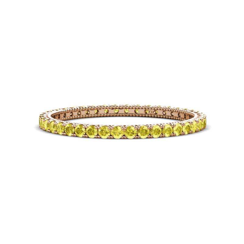 Ellen 1.70 mm Yellow Sapphire Eternity Band 
