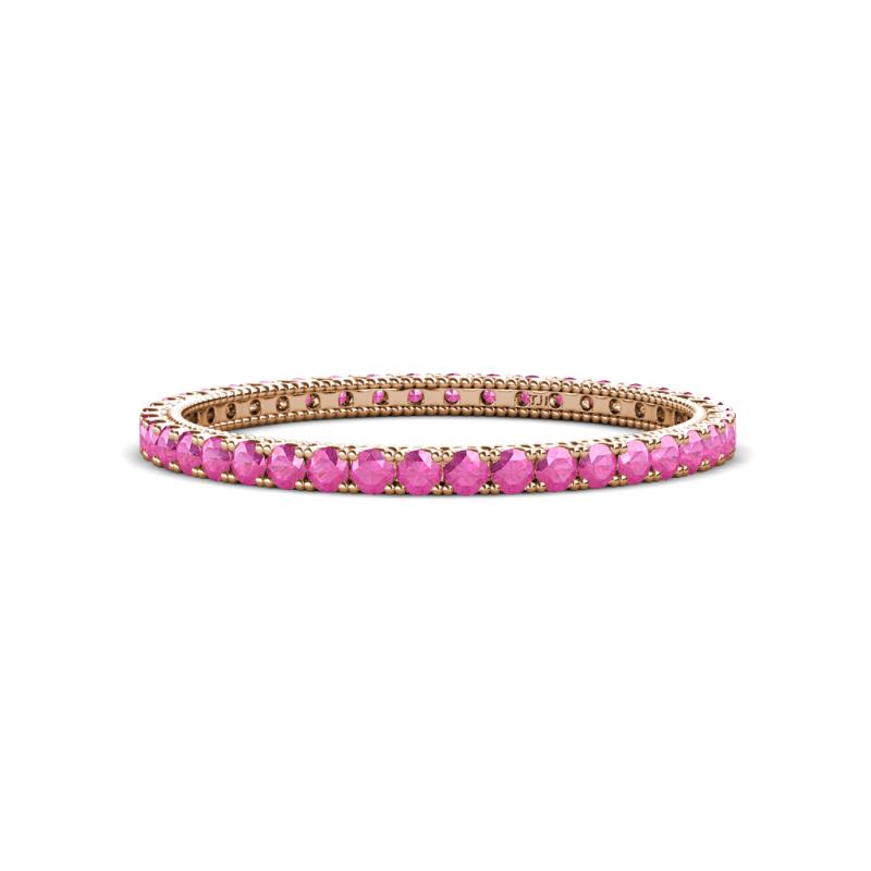 Ellen 1.70 mm Pink Sapphire Eternity Band 