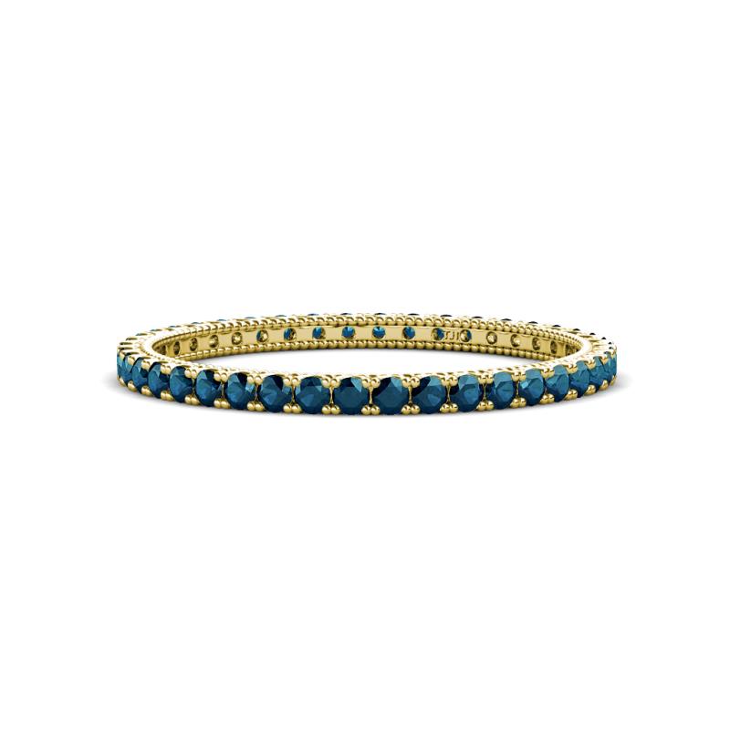 Ellen 1.70 mm Blue Diamond Eternity Band 