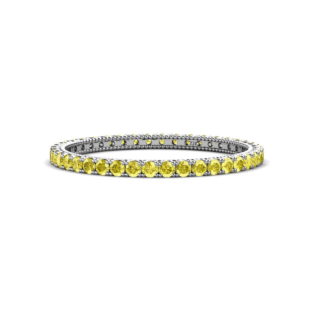 Ellen 1.70 mm Yellow Sapphire Eternity Band 