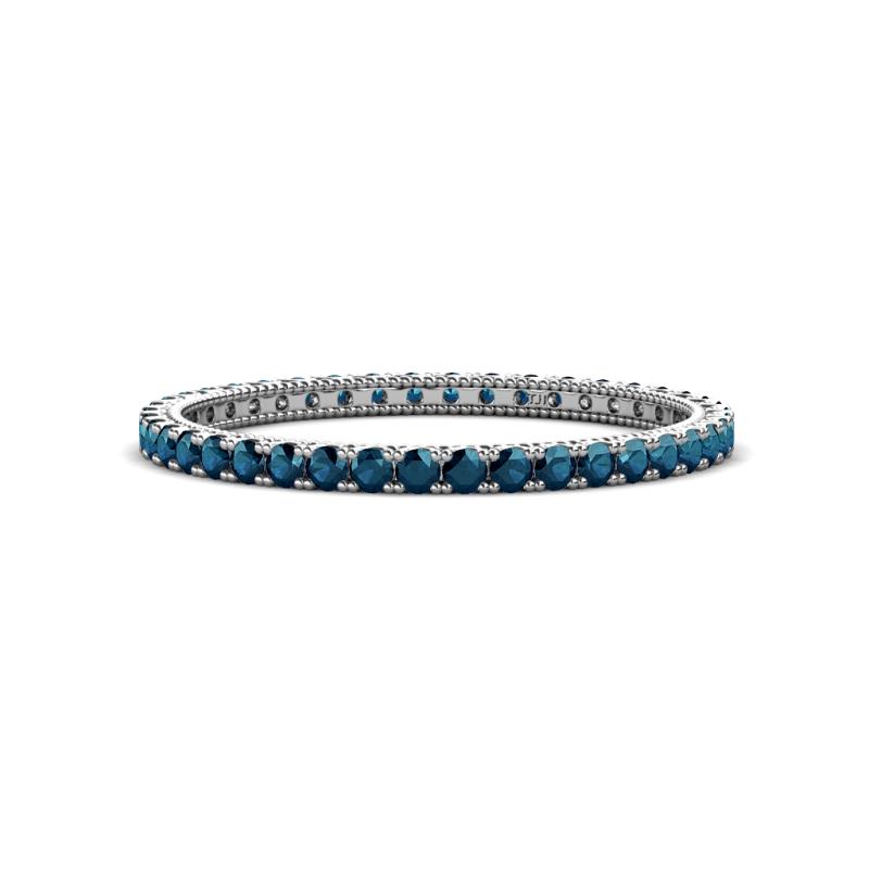 Ellen 1.70 mm Blue Diamond Eternity Band 