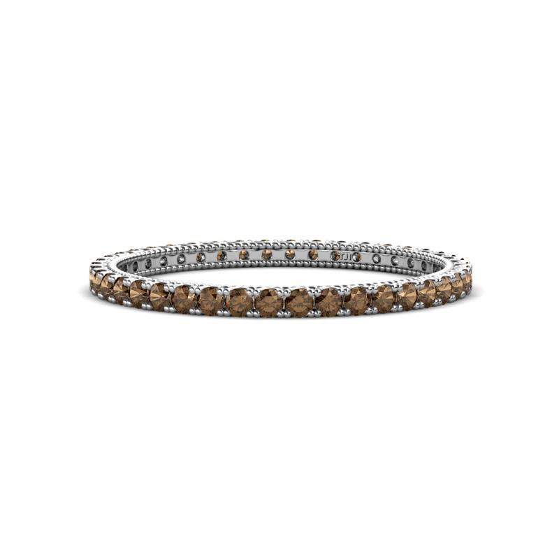 Ellen 1.70 mm Smoky Quartz Eternity Band 