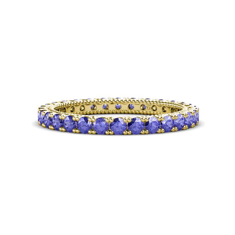 Ellen 2.40 mm Tanzanite Eternity Band 