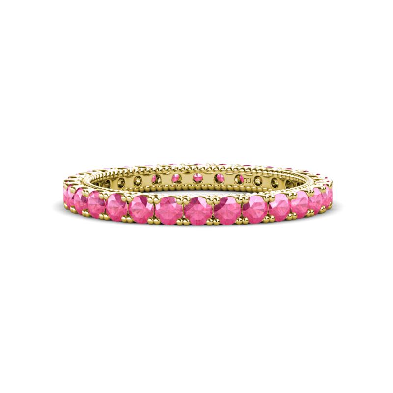 Ellen 2.40 mm Pink Tourmaline Eternity Band 