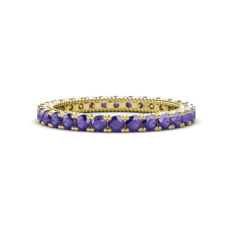 Ellen 2.40 mm Iolite Eternity Band 