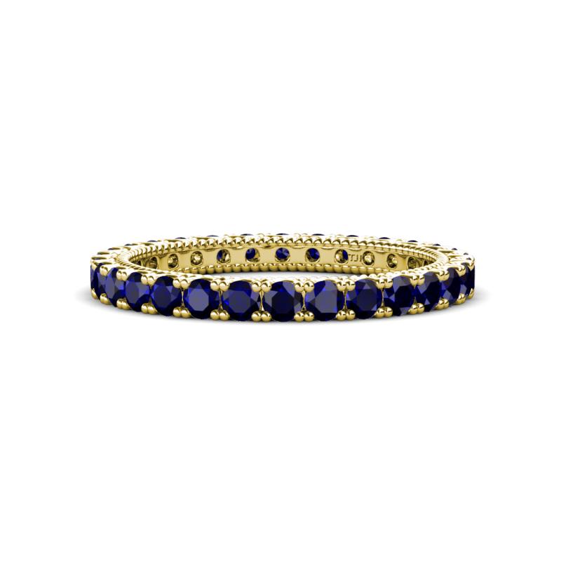 Ellen 2.40 mm Blue Sapphire Eternity Band 