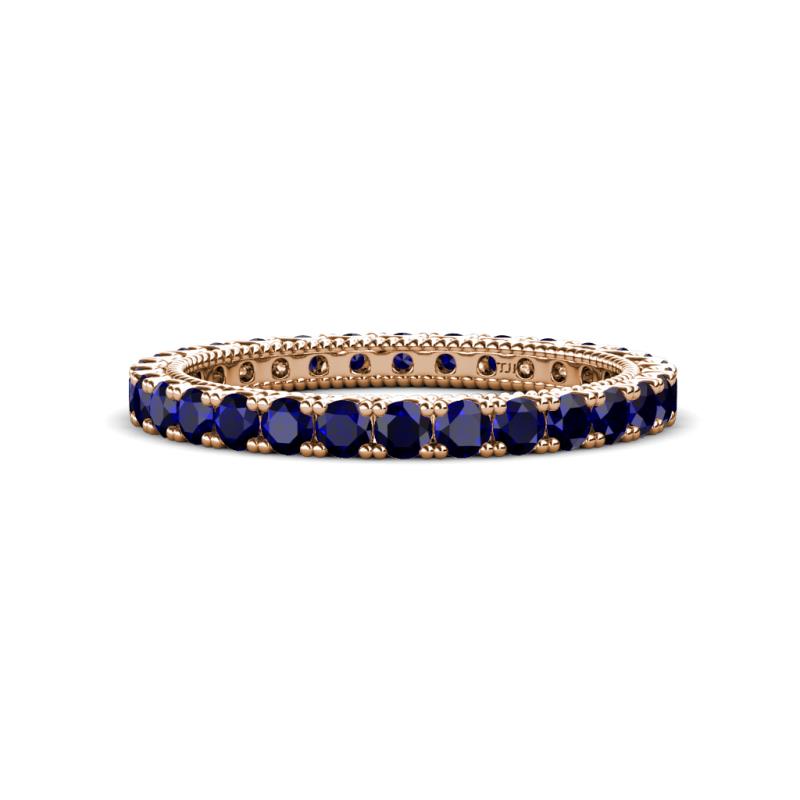 Ellen 2.40 mm Blue Sapphire Eternity Band 