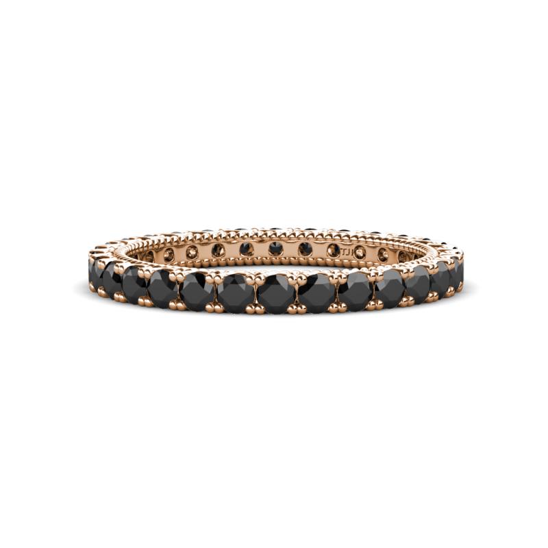 Ellen 2.40 mm Black Diamond Eternity Band 