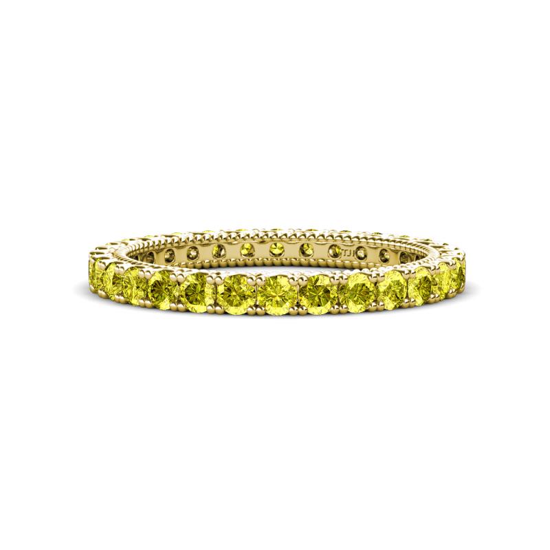 Ellen 2.40 mm Yellow Diamond Eternity Band 