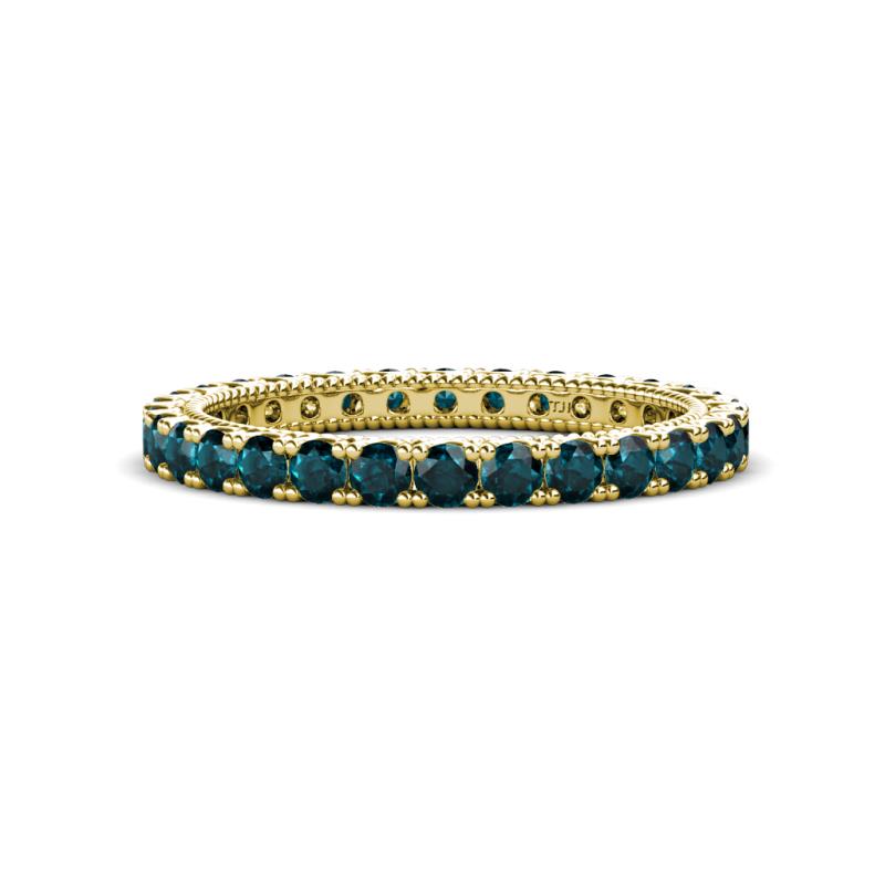 Ellen 2.40 mm London Blue Topaz Eternity Band 