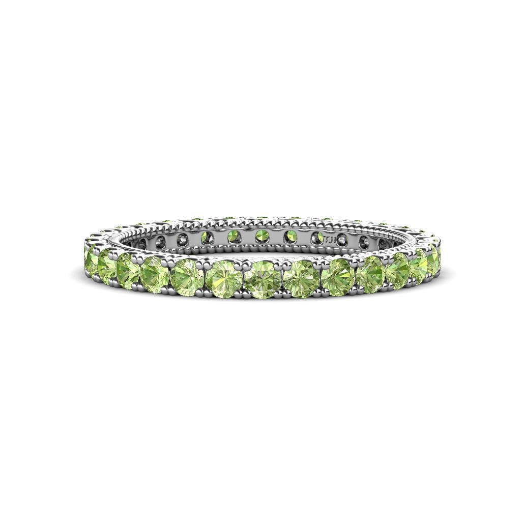 Ellen 2.40 mm Peridot Eternity Band 