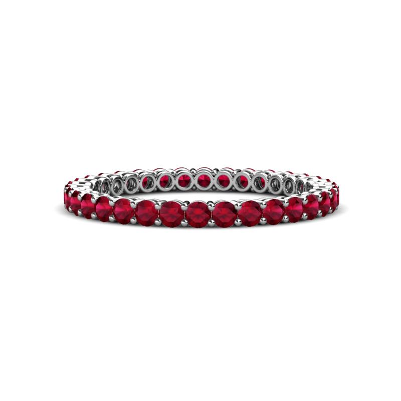 Tiffany 2.00 mm Ruby Eternity Band 