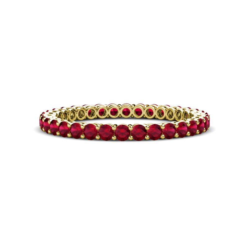 Tiffany 2.00 mm Ruby Eternity Band 